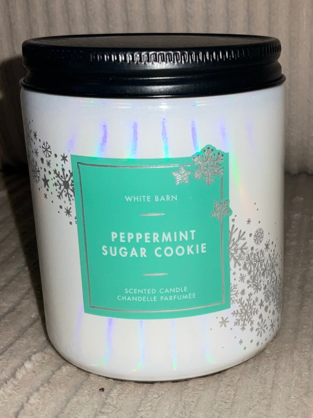 Bed Bath and Beyond BB&B Peppermint Sugar Cookie 7oz Candle